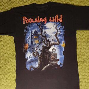 Running Wild Black Hand Inn Tour 94 Unisex T-Shirt Metal Band Fan Tee 17